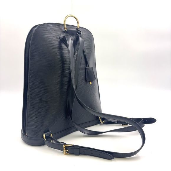 Louis Vuitton Gobelins Epi Noir Black Leather Black Backpack Gold M52292 - Picture 2 of 15